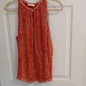 Red Sleeveless Women's Top